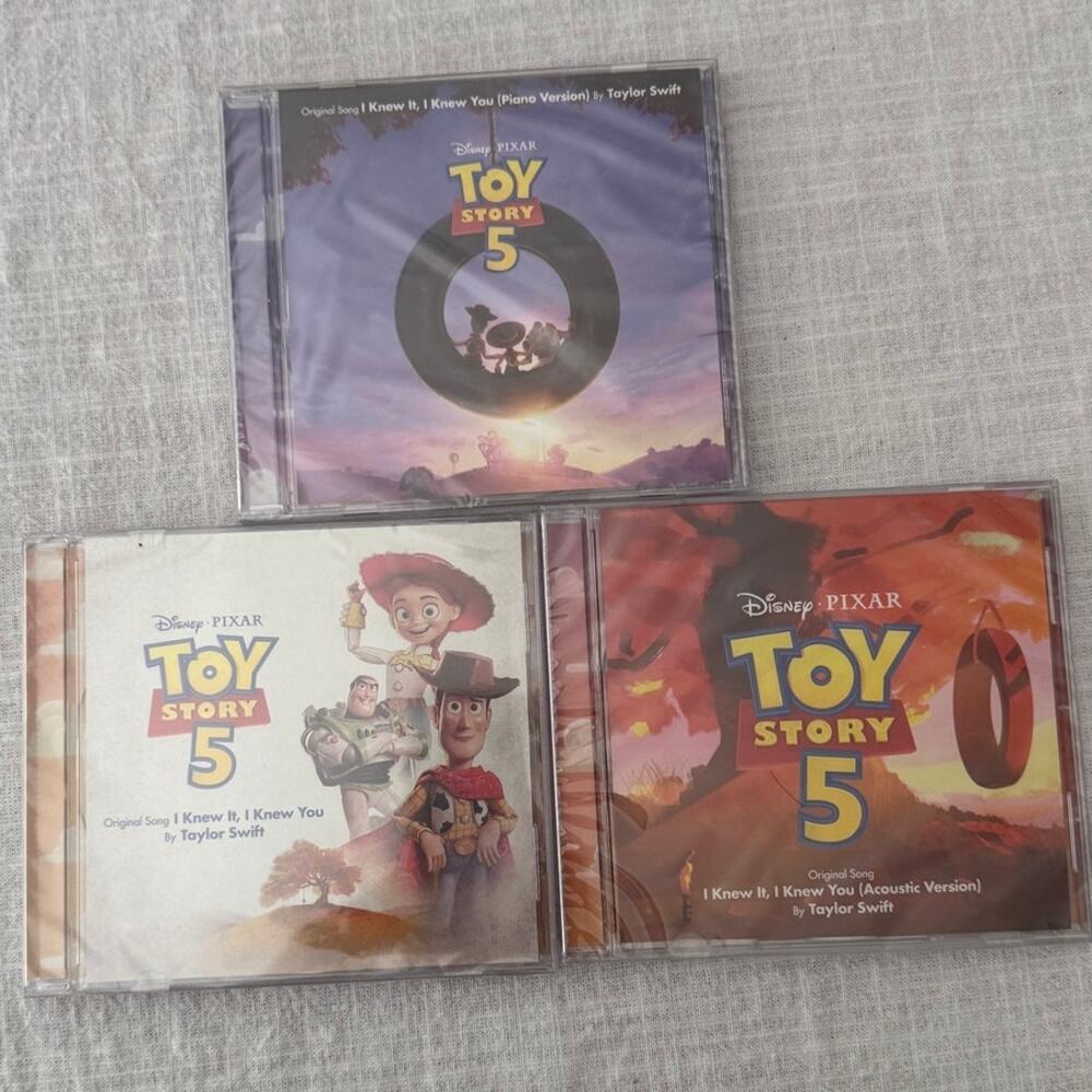 Taylor Swift NWT I Knew It, I Knew You 3 CDs bundle Disney Pixar's Toy Story 5